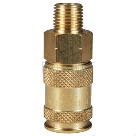 Dixon CJ Series High Flow Male Quick Disconnect Pneumatic Coupler, 3/8-18 Nominal, Quick Disconnect Couple 2CJM3-B